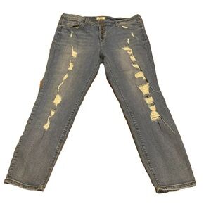 lei ashley trouble jeans Distressed Light Blue Size 15 Junior